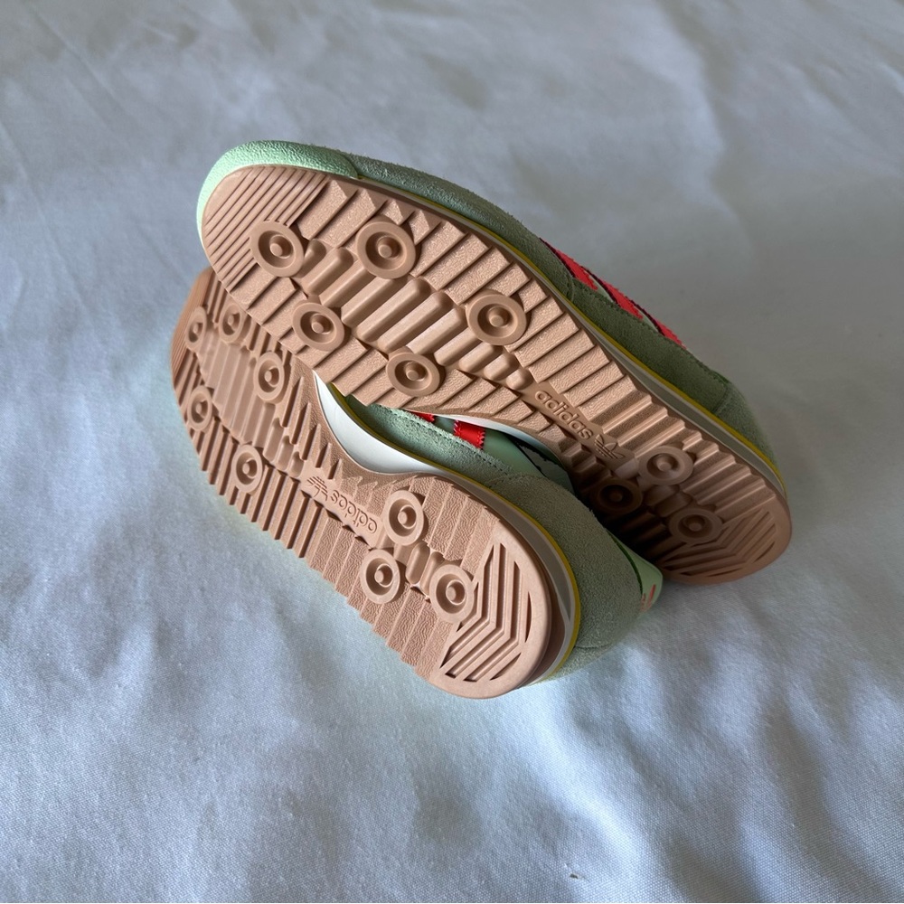 ADIDAS SL 72 OG Mint Green Coral 70s Retro Sneakers Size 6.5 New Normcore - Picture 7 of 7